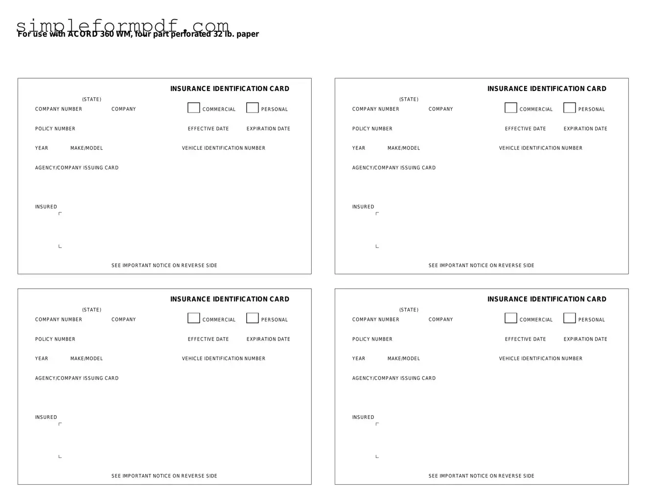 Acord 50 WM PDF Form