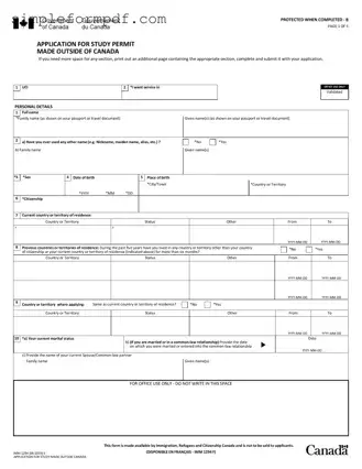 Imm 1294 PDF Form