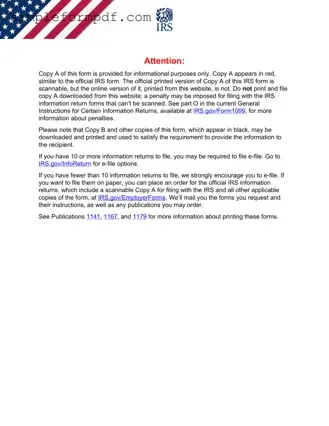 IRS 1099-MISC PDF Form