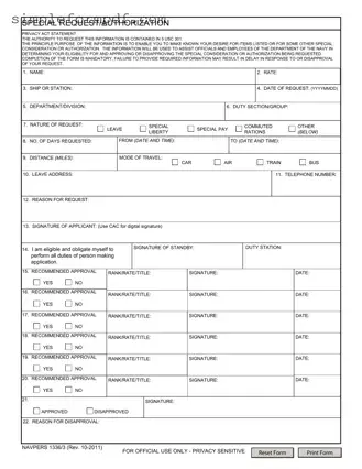 Navpers 1336 3 PDF Form